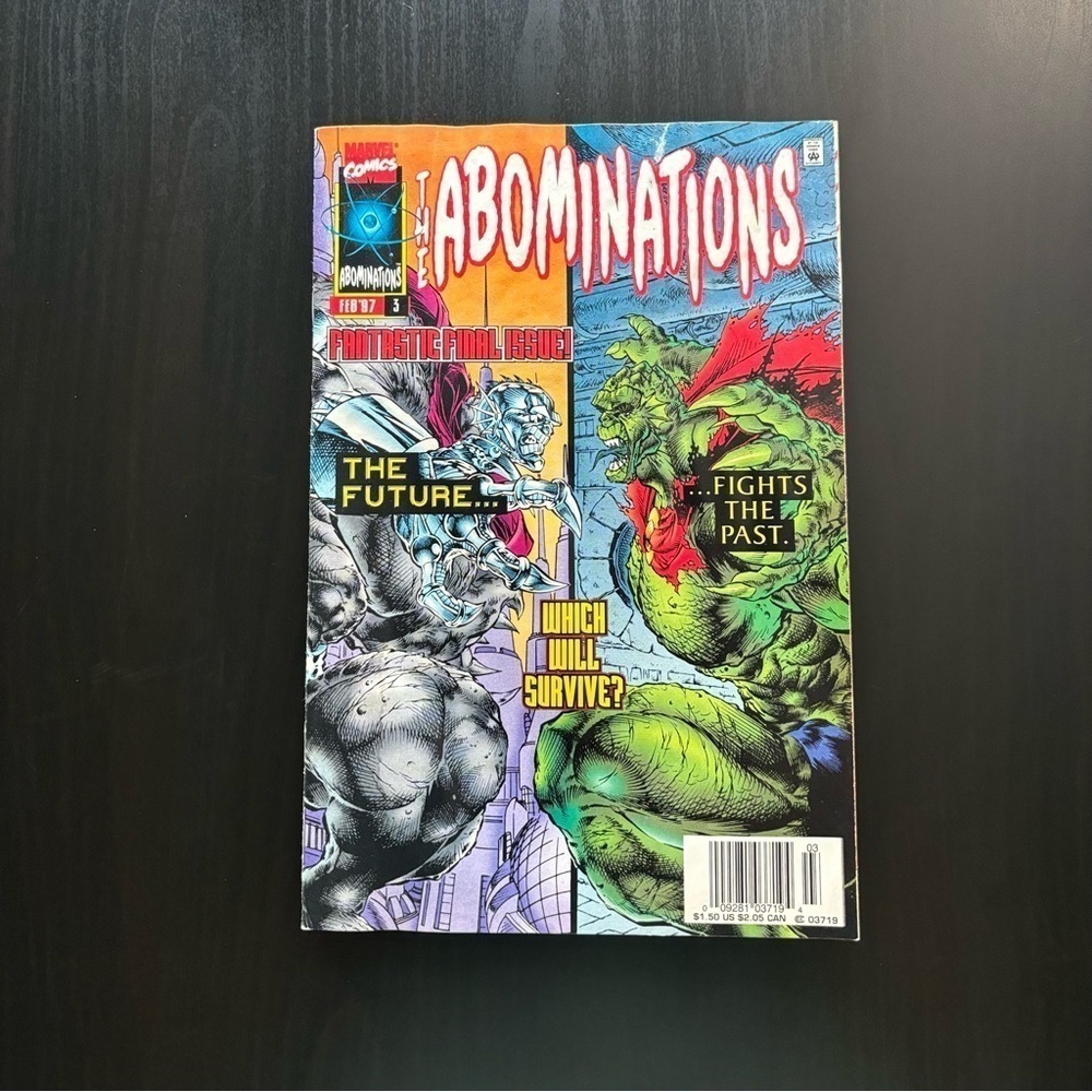 The Abominations #3 Marvel‎ Comic Book, 1997